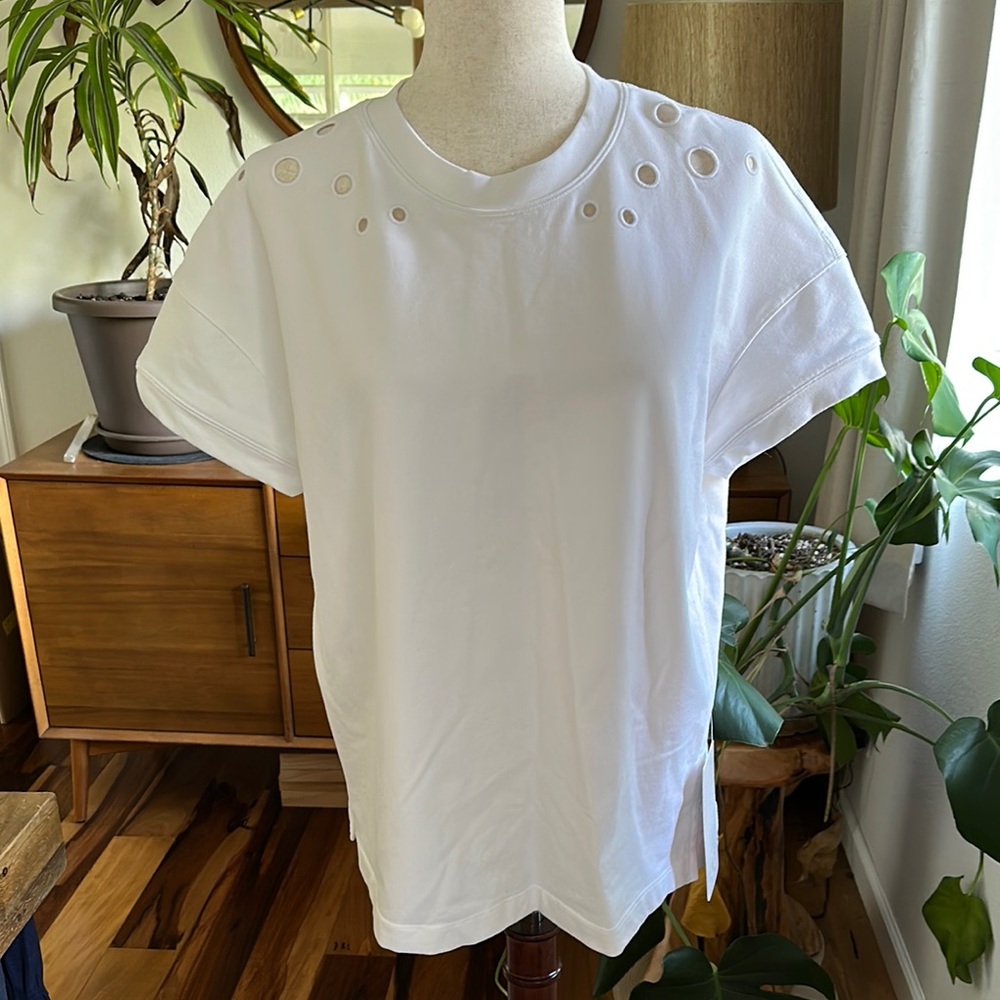 NWT lululemon athletica Space Tee Eyelet